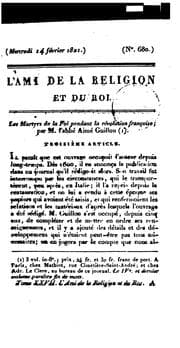 Tapa de L'ami de la religion et du roi