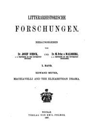 Tapa de Literarhistorische Forschungen