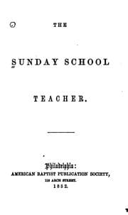 Tapa de The Sunday School Teacher