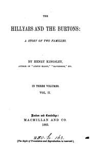 Tapa de The Hillyars and the Burtons: A Story of Two Families