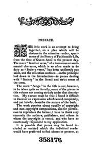 Tapa de Songs of Society, from Anne to Victoria