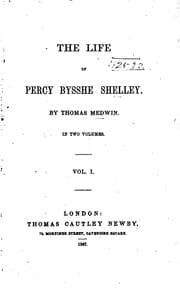 Tapa de The Life of Percy Bysshe Shelley: in 2 vol
