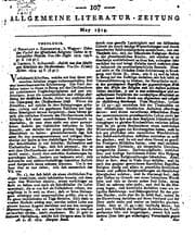 Tapa de Allgemeine Literatur-zeitung