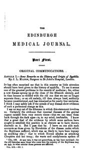 Tapa de Edinburgh Medical Journal