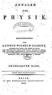 Tapa de Annalen Der Physik