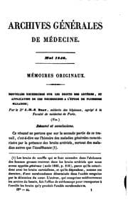 Tapa de Archives generales de medecine