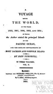 Tapa de A Voyage Round the World in the Years 1800, 1801, 1802, 1803, and 1804