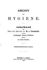 Tapa de Archiv für Hygiene