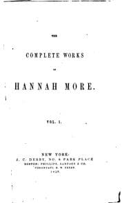 Tapa de The Complete Works of Hannah More