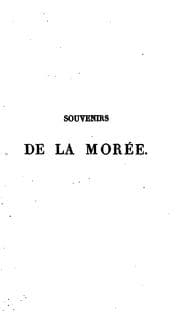 Tapa de Souvenirs de la Morée, recueillis pendant le séjour des Français dans le Péloponèse