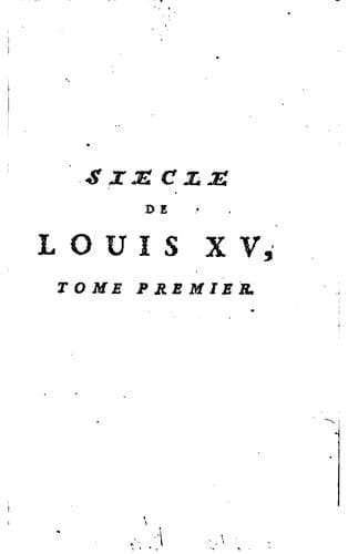 Tapa de Siecle de Louis XV,