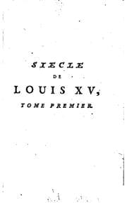 Tapa de Siecle de Louis XV,