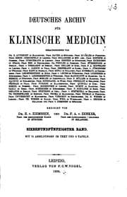 Tapa de Deutsches Archiv für klinische Medizin