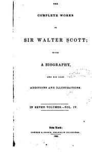 Tapa de The Complete Works of Sir Walter Scott