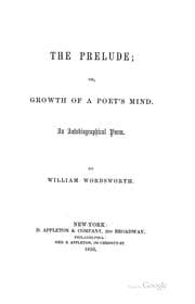 Tapa de The Prelude: An Autobiographical Poem