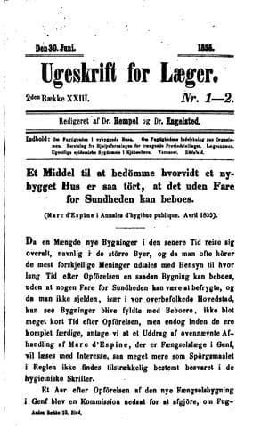 Tapa de Ugeskrift for læger