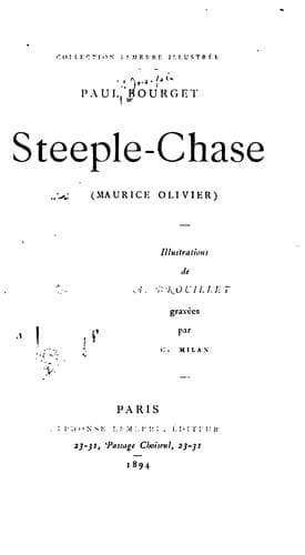 Tapa de Steeple-chase (Maurice Olivier)