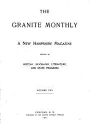 Tapa de The Granite State Monthly