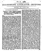 Tapa de Allgemeine Literatur-zeitung