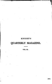 Tapa de Knight's Quarterly Magazine