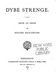 Tapa de Dybe strenge: Digte og sange