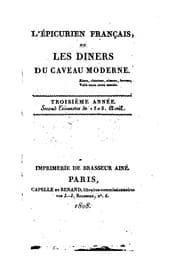 Tapa de L'épicurien français, ou, Les diners du caveau moderne