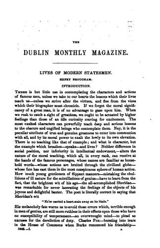 Tapa de The Dublin Magazine