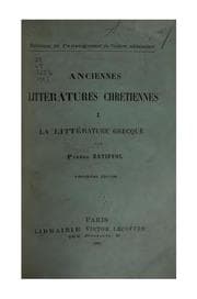 Tapa de La littérature grecque