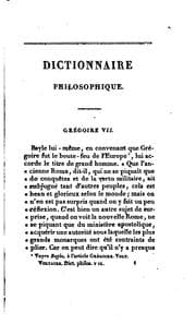 Tapa de Dictionnaire philosophique: comprenant les 118 articles parus sous ce titre ..