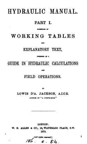 Tapa de Hydraulic Manual