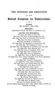 Tapa de Transactions of the British Congress on Tuberculosis for the Prevention of Consumption v. 3-4 ...