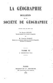 Tapa de La Géographie