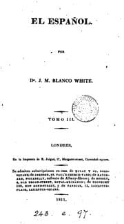 Tapa de El Español [ed.] por J.B. White. Vol. 1-[7. Vol. 1 is of a new ed.].