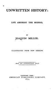 Tapa de Unwritten History: Life Amongst the Modocs