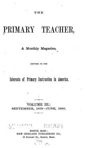 Tapa de American Primary Teacher