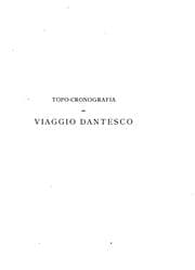Tapa de Topo-cronografia del viaggio dantesco