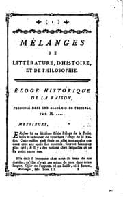 Tapa de Oeuvres de M. de Voltaire
