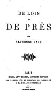 Tapa de De loin de près
