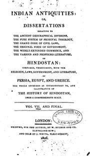 Tapa de Indian antiquities: or, Dissertations, relative to the ancient geographic ..