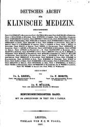 Tapa de Deutsches Archiv für klinische Medizin