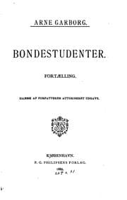 Tapa de Bondestudenter: Fortaelling