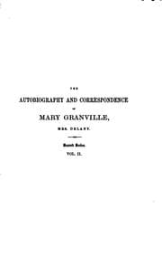Tapa de The autobiography and correspondence of mary granville
