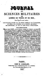Tapa de Journal des sciences militaires