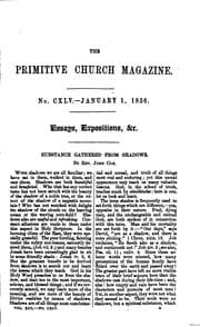 Tapa de The Primitive Church Magazine