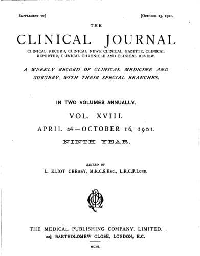 Tapa de The Clinical Journal