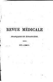 Tapa de Revue médicale française et étrangère: journal des progrès de la médecine hippocratique