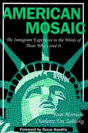 Tapa de American Mosaic (Pitts Series in Social and Labor History)