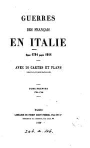 Tapa de Guerres des Français en Italie, 1794-1814