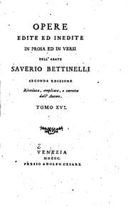 Tapa de Opere edite e inedite in prosa ed in versi