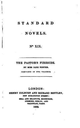 Tapa de The Pastor's Fire-side [2/2]